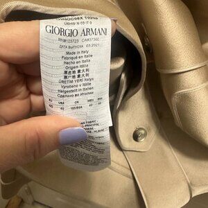 Armani Gold waist length jacket